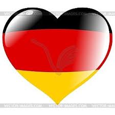 Herz Mit Flagge Deutschlands Vector Clipart Vektor Bild Deutschland Flagge Flaggen Clipart