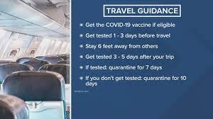 Cdc does not require travelers to undergo a mandatory federal quarantine. Washington Travel Advisory Now Follows Cdc Guidance On Testing Quarantining King5 Com