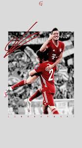 Bayern munich's polish striker robert lewandowski celebrate scoring during the german first division bundesliga football match between fc bayern munich and fc schalke 04 in munich, southern germany, on february 4, 2017. Madara On Twitter Robert Lewandowski Lockscreen Wallpaper For Different Phone Sizes Appreciated Miasanmia Fcbayern Fcbcfc Https T Co 2raee9csn9
