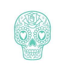 I only have a handful of tuts on this type of art, but when i do make new ones i Sugar Skulls Decal Sugar Skull Sticker Sugar Skull Decor Sugar Skull Gifts Sugar Skull Mask Easy Skull Drawings Skull Coloring Pages Simple Skull Drawing