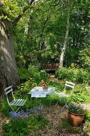 Ready For Tea In A Woodland Garden Woodland Garden Beautiful Gardens Cottage Garden