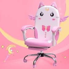 Sailor Moon Cat Angel Winged Gaming Chair Sd00712 Office Chair Kawaii Room Game Room Design