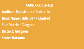 Bankswiftbiccodes.com has provided three option to help you in swift bic codes search like, lsit by bank name ( bank name based wift code list ), find by branch name, city or area name ( location based swift code), and lookup by swift bic code to verift address. Hdfc Bank Limited Aadhaar Card Updation Registration Enrolment Correction Center In Gurgaon Gurgaon Haryana Codeforbanks Com