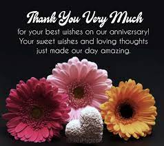 Thank You Messages For Anniversary Wishes & Gifts - Wishesmsg | Wedding Anniversary  Message, Wedding Anniversary Wishes, Wedding Anniversary Quotes