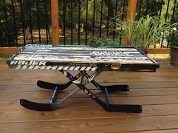 Hockey Stick Coffee Table Google Search Interiery Hokej Napady Do Bytu