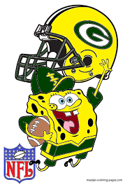 736x981 best sports images on adult coloring, coloring. Spongebob Green Bay Packers By Bubbaking On Deviantart