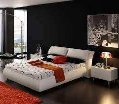 47 modern bedrooms you'll want to stay in forever. Zimmer Streichen Ideen Schlafzimmer Modern Schwarz Wand Weiss Bett Modern Bedroom Colors Cool Bedroom Furniture Modern Bedroom Furniture