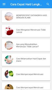 Cara melancarkan haid merupakan hal penting yang perlu diketahui oleh para wanita. Cara Cepat Haid Lengkap For Android Apk Download