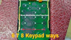 On the off chance that the prints of the catch are harmed then you should make the jumpers as appeared in the diagram.7. Nokia Rm 1133 Keypad 8 9 Ways Mobileservicetips Com