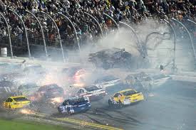 The clash comes down to making a move for the lead before weather hits. Photos Horrifying Airborne Crash At Daytona Nascar Race