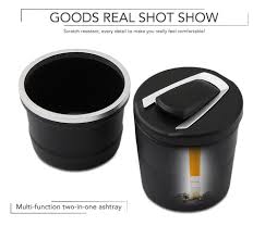 Ashtray with lid, metal cigarette. Home Kitchen Extra Deep Base Premium Windproof Outdoor Ashtray Easy To Empty Gold Spinning Ashless Ashtray Ash Trays