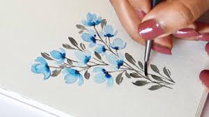 Watercolor painting ideas flowers easy. Painting Easy Quick Flowers Watercolor Painting Tutorial For Beginners Youtube