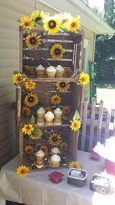 Rustic Ideas With Sunflower For Wedding Party Ideas Ideas Party Rustic Sunflower We Sunflower Themed Wedding Sunflower Wedding Decorations Sunflower Party