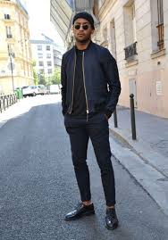 This cool shirt is made of strong black cotton and polyester. 20 All Black Men Outfits For This Winter Styleoholic