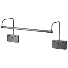 Shop Battery Operated Tru Slim Led Picture Light Satin Nickel 30 Overstock 16723934