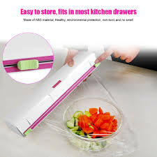 It really wasn't hard, but. Food Wrap Dispenser Plastic Wrap Cutter Foil And Cling Film Cutter Plastic Storage Holder Kitchen Accessories Walmart Com Walmart Com