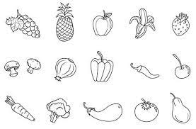 Vegetables black and white color carrot clipart explore pictures. Fruit And Veg Coloring Pages Google Search Vegetable Coloring Pages Coloring Pages Coloring Pages For Kids
