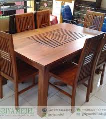 .makan minimalis, meja makan, meja makan minimalis tags: Set Meja Makan Robin 6 Kursi Griya Mebel