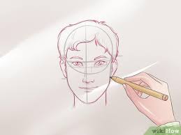 2.how to draw a face from an overhead perspective. 3 Ways To Draw A Face Wikihow