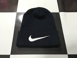 Vintage Nike Beanie Hat Big Swoosh Logo Nike Swoosh Logo Embroidered Free Size Excellent Condition Vintage Nike Logo Embroidered Nike Swoosh Logo