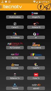Accede a programación ilimitada con el canal estrella de méxico Tecnotv Para Android Apk Canales De Tv