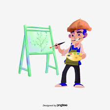 صورة لوحة رسم بنات الرسام الصغير مخطط متجهات الشخص الذي يرسم Mario Characters Character Painting