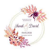 Download Gratis Bruiloft Bloemen Frame Thema Cornici Nozze Floreale