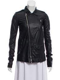 Rick Owens Leather Moto Jacket Clothing Ric34707 The Realreal Leather Moto Jacket Moto Jacket Jackets