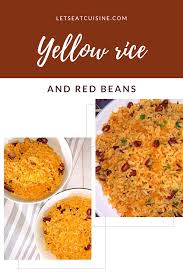 Yellow Rice And Red Beans Recipe Red Beans Rice Dishes Dinner Recipes