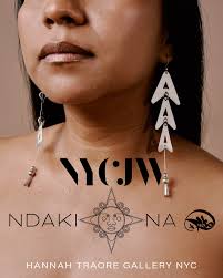 NDAKI NA • NYC JEWELRY WEEK @ndakinanyc @nycjewelryweek Honored to share  that my earrings are part of Ndaki-ñà, “Original” — the first  all-Indigenous jewelry exhibition during New York City Jewelry Week, opening