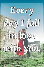 He encloses it in a handshake. Every Day I Fall In Love With You Purelovequotes