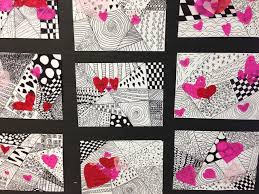Apex Elementary Art Valentine Art Projects Valentines Art Valentines Art Lessons Includes free downloadable worksheets and powerpoint presentations.