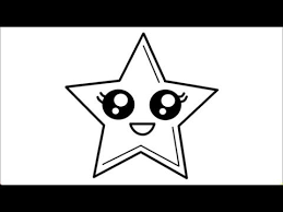 Easy Drawing How To Draw A Cute Star Step By Step Cool Drawings Pencil Sketch Youtube Cool Drawings Easy Drawings Pencil Drawings