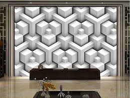 Cat tembok 3d kotak kotak balok 3d wall painting. 3d Stereoscopic Tv Backdrop Tekstur Kotak Kotak 3d Mural Lukisan Dekorasi Rumah 3d Stereoscopic Textures 3d3d Mural Painting Aliexpress