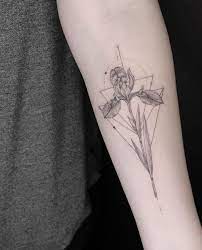 The word iris is translated as a rainbow from the ancient greek. Iris Flower Tattoo Get An Inkget An Ink