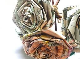 Maybe you would like to learn more about one of these? Amazon Com Vintage Map Paper Rose Bouquet Vintage Home Decor Artificial Flora Flowers Gift For Her Him Travel Themed Destination Wedding Paper Flower Bouquets Handmade Bunch Of 5 6 Handmade Products