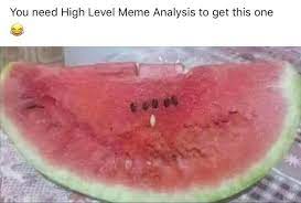 Only The Highest Level Meme Analysis Ni As Will Get It Comedycemetery