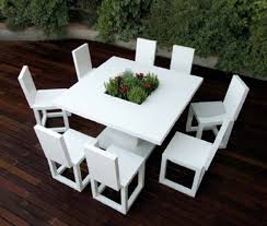 See more ideas about outdoor, garden furniture, backyard. Garden Furniture Made With Matte White Lacquered Aluminum Digsdigs