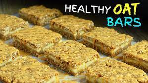 Pour the remaining oat mixture over the top and spread evenly. Healthy Apple Peanut Butter Oatmeal Bars Youtube