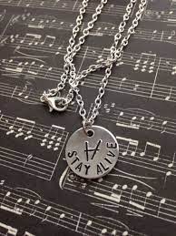 Twenty One Pilots Stay Alive Hand Stamped Necklace Twenty One Pilots Twenty One Pilots Merch Band Merch