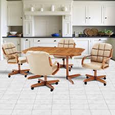 Arms or no arms armchairs add a comfort component. Douglas Furniture Natalie Swivel Rocker Roller Chair Dinette Set Dinette Online