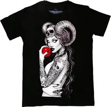 See something that brings up a question? Twisted Inferno Gothic Tattoo T Shirt Buy Online Australia Beserk