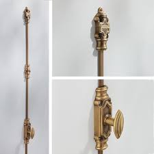 Please indicate your preference by selecting the appropriate option above. Edwardian Espagnolette Bolt Antique Satin Brass Broughtons Lighting Ironmongery