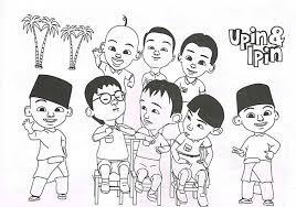 Isnin bin khamis) ialah penghulu kampung durian runtuh. Upin Ipin Coloring Pages Complete Coloring Pages In 2021 Coloring Pages For Boys Coloring Books Coloring Pages