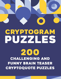 Puzzles are a fun way to pass the time whether on a rainy day or as a family project. Amazon Com Cryptogram Puzzles 200 Challenging And Brain Teaser Cryptoquote Puzzles 9798717765787 M M Creations Libros