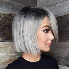 Coupes Pour Les Cheveux Gris Couleur Cheveux Cheveux Coloration Cheveux