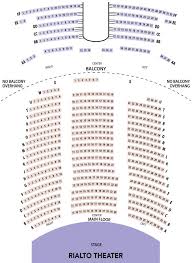 Pantage Theatre Seating Chart