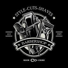 Modelo De Logotipo De Barbearia Barber Shop Barbershop Design Barber Logo
