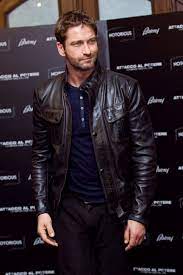 Olympus Has Fallen Mb Gerard Butler Leather Jacket Gerard Butler Celebrities Leather Jacket Leather Jacket