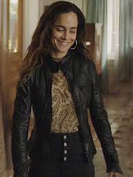 Alice Braga Queen Of The South Teresa Mendoza Leather Jacket